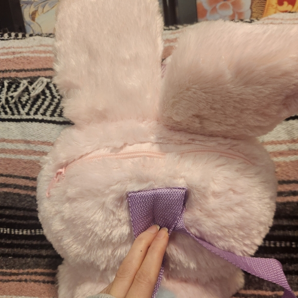 Sugar Cotton Candies plush PINK bunny backpack Toreba kawaii rave pastel goth main image 8